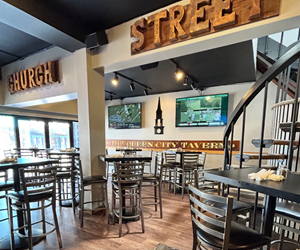 interior at Church Street Tavern