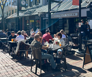 patio dining on Church Street
